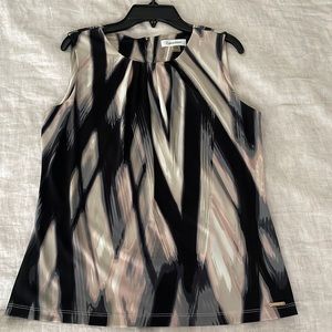 Calvin Klein Sleeveless Suit Blouse - Size PM